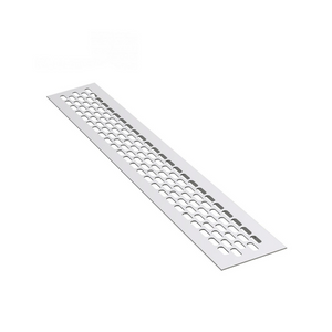 Grilles d'aération en Aluminium 484x60mm - Argent