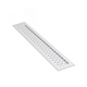 Grilles d'aération en Aluminium 484x60mm - Argent