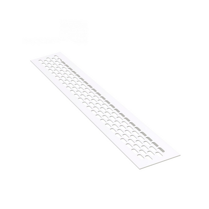 Grilles d'aération en Aluminium 484x60mm - Blanc