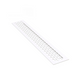 Grilles d'aération en Aluminium 484x60mm - Blanc