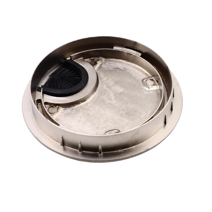 Passe-câble en métal 80mm - Satin