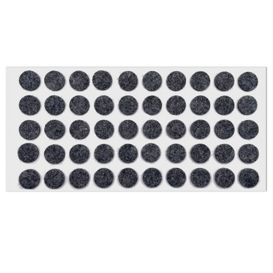 Patin feutre auto-adhésif 18mm - Gris