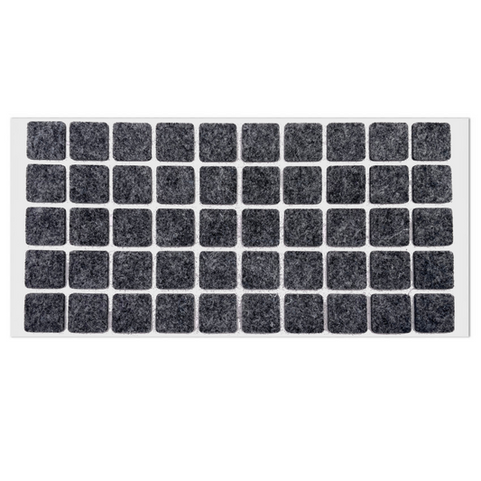 Patin feutre auto-adhésif 20x20mm - Gris