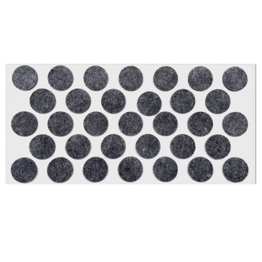 Patin feutre auto-adhésif 24mm - Gris