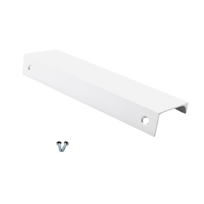 Poignée profilée Edge 128mm (Longueurs totales 148mm) - Blanc