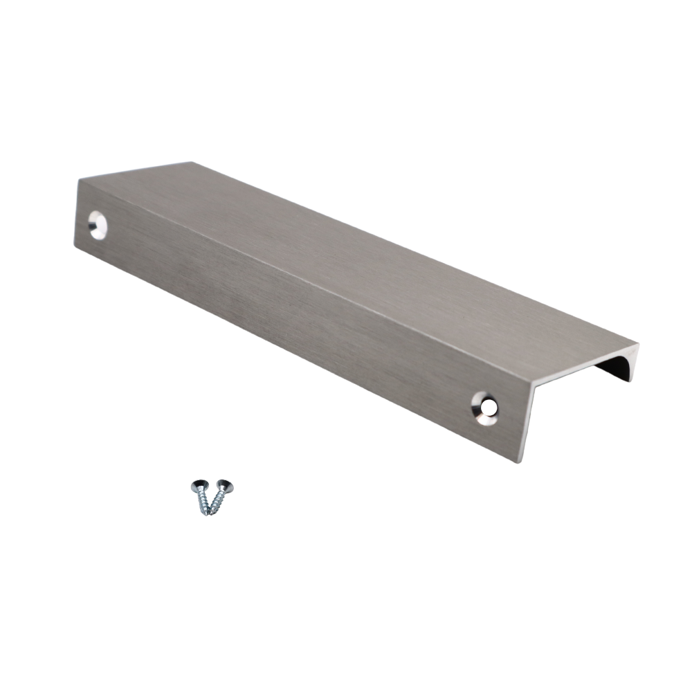 Poignée profilée Edge 128mm (Longueurs totales 148mm) - Acier brossé