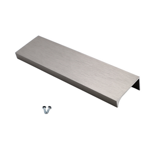 Poignée profilée Edge 128mm (Longueurs totales 148mm) - Acier brossé