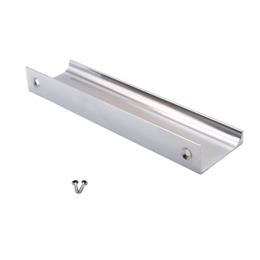 Poignée profilée Edge 128mm (Longueurs totales 148mm) - Chrome