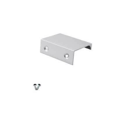 Poignée profilée Edge 32mm (Longueurs totales 52mm) - Aluminium