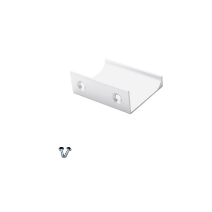 Poignée profilée Edge 32mm (Longueurs totales 52mm) - Blanc