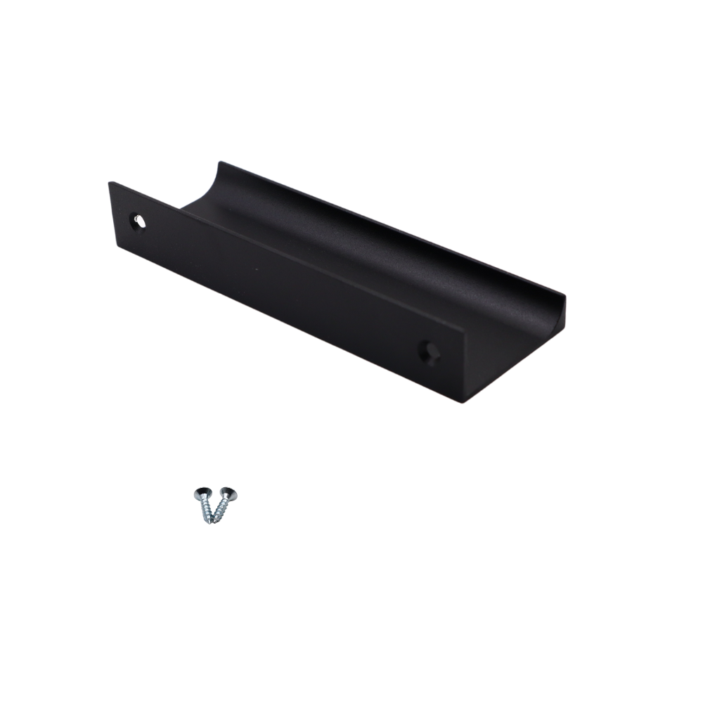 Poignée profilée Edge 96mm (Longueurs totales 116mm) - Noir