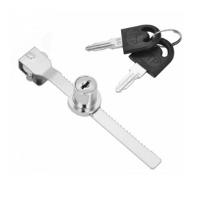 Serrure pour portes coulissantes en verre