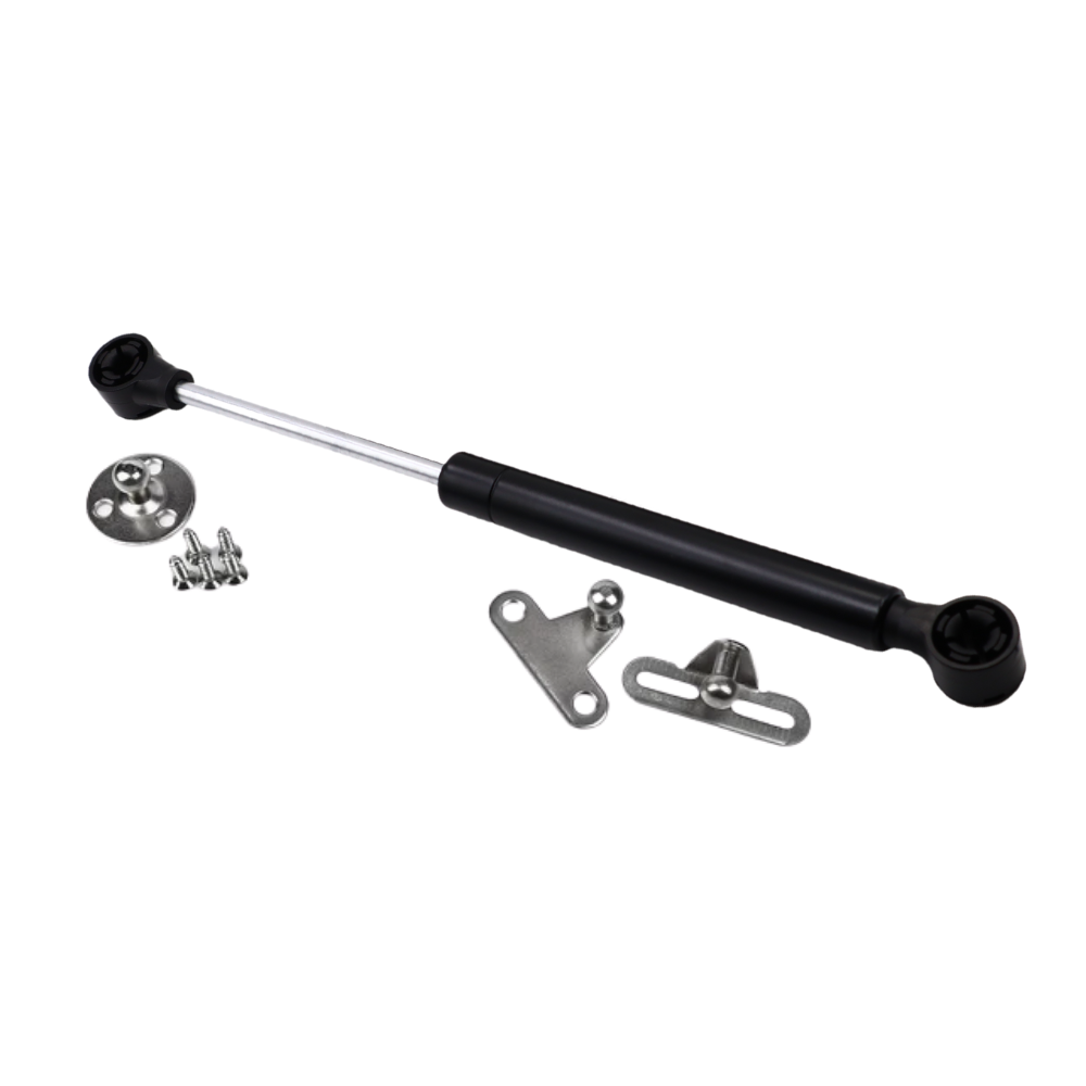 Verin de porte à gaz 250mm - 100N - Noir