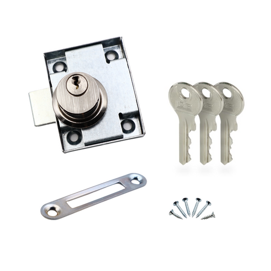 Serrure de meuble gauche/droite 22x21mm