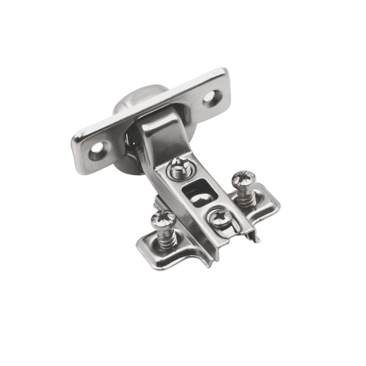 Charnière, H0 plaque de montage avec vis EURO, portes affleurantes
