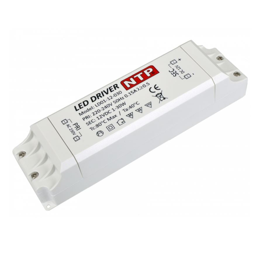 Alimentation d'éclairage LED (pas de câblage) NTP 30W 