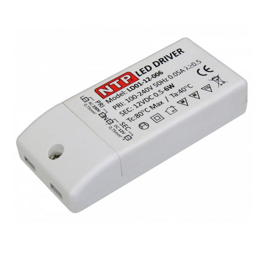 Alimentation d'éclairage LED (pas de câblage) NTP 6W 