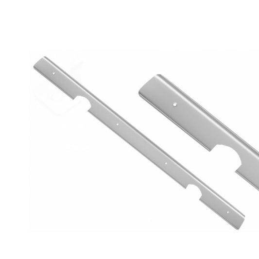 Bande de connecteur perpendiculaire pour plan de travail de 38 mm R-5.5, Argent anodisé NTP 