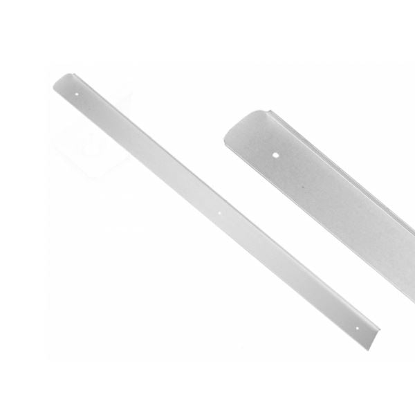Bande latérale pour plan de travail de 38 mm R-5.5, Argent anodisé NTP Gauche 
