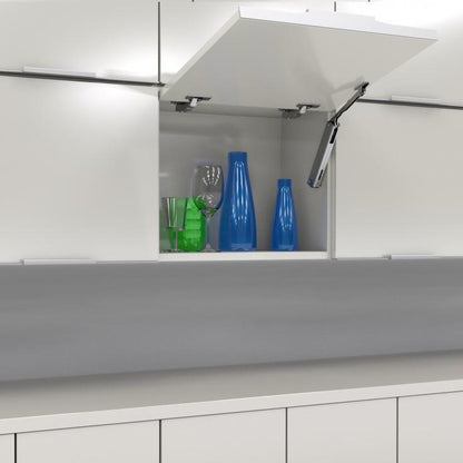 Compas relevable pour porte de meuble haut de cuisine - Léger/Moyen/Fort Furnica 