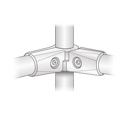 Connecteur Demi S-Type 25 mm, Chrome NTP 
