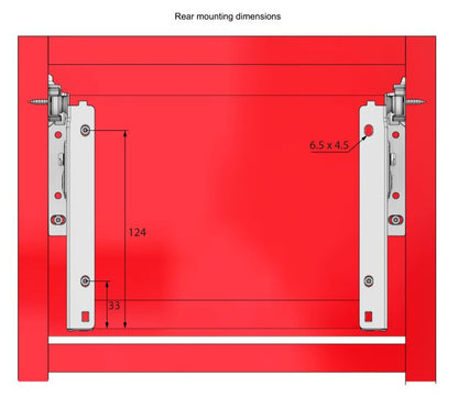 Ensemble de Metalbox avec rouleaux de POM, H150, épaisseur 1,0 mm, blanc NTP 