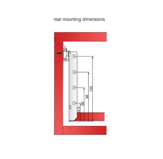 Ensemble de Metalbox avec rouleaux de POM, H150, épaisseur 1,2 mm, blanc NTP 