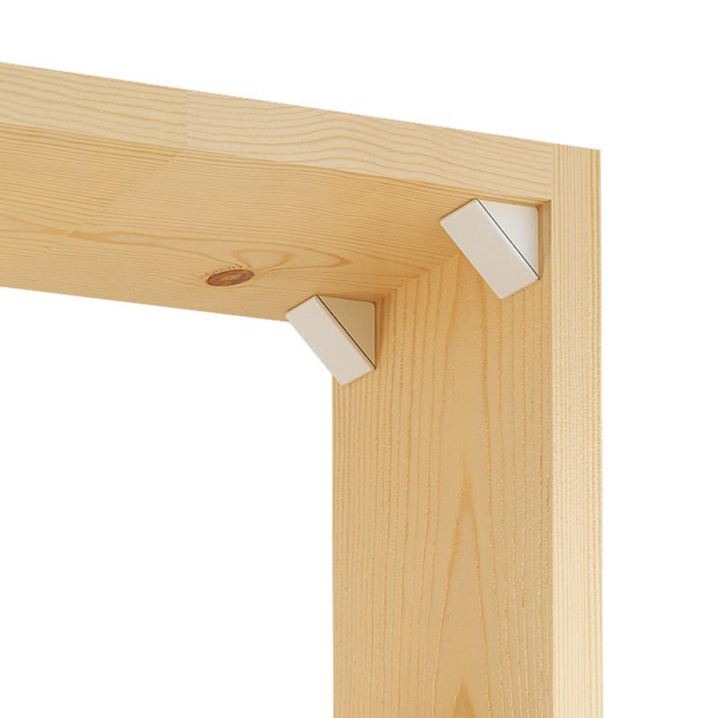 Équerre d'angle plastique - Blanc 200 pièces Furnica 