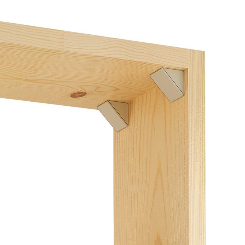 Équerre d'angle plastique - Crème 500 pièces Furnica 