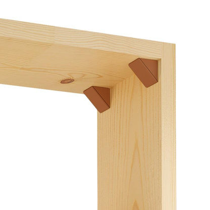 Équerre d'angle plastique - Marron 500 pièces Furnica 