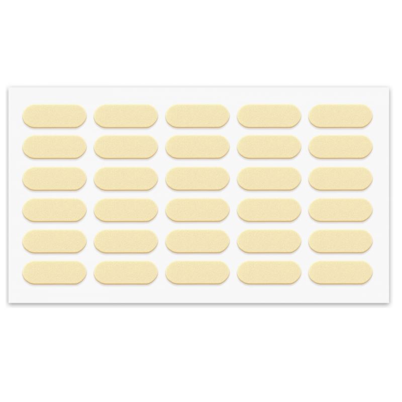 Pastille autocollante beige - 8x22mm NTP Beige 