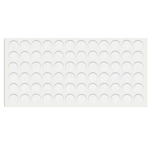 Patin feutre auto-adhésif 15mm - Blanc NTP Blanc 