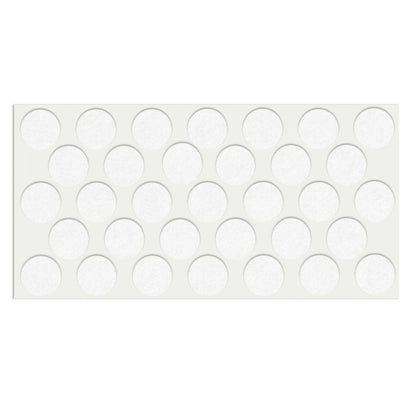Patin feutre auto-adhésif 24mm - Blanc NTP Blanc 