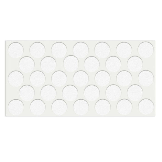 Patin feutre auto-adhésif 24mm - Blanc NTP Blanc 