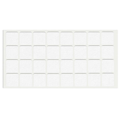 Patin feutre auto-adhésif 25x25mm - Blanc NTP Blanc 