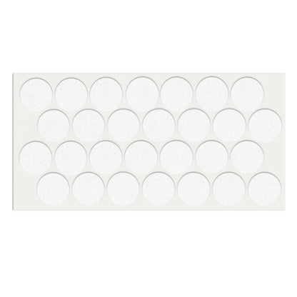 Patin feutre auto-adhésif 28mm - Blanc NTP Blanc 