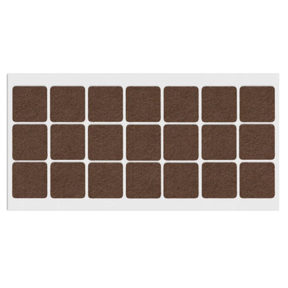 Patin feutre auto-adhésif 30x30mm - Marron NTP Marron 