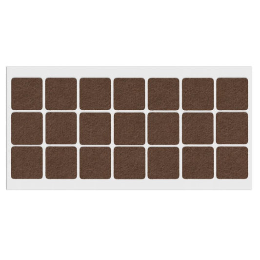 Patin feutre auto-adhésif 30x30mm - Marron NTP Marron 