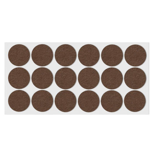 Patin feutre auto-adhésif 35mm - Marron NTP Marron 