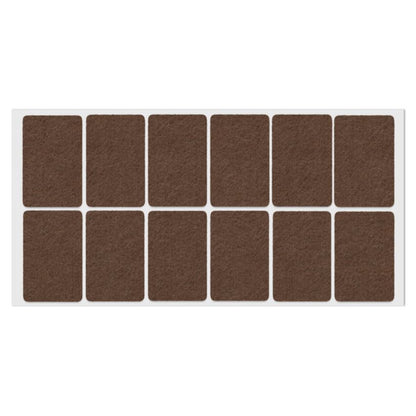 Patin feutre auto-adhésif 35x55mm - Marron NTP Marron 