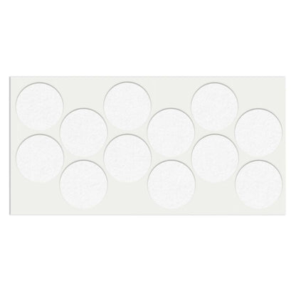 Patin feutre auto-adhésif 40mm - Blanc NTP Blanc 