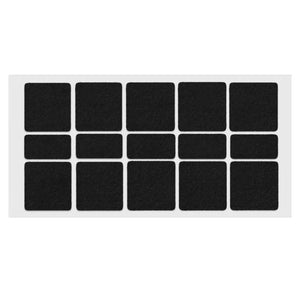 Patin feutre auto-adhésif 40x40 / 20x40mm - Noir
