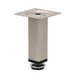 Pied de meuble carré réglable 25x25mm - 100mm Satin NTP 100mm Satin 