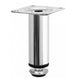 Pied de meuble réglable 100mm - Chrome NTP 100mm Chrome 
