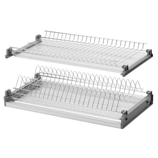 Plat égouttoir de séchage pour armoire de cuisine - Chrome 800mm Furnica 