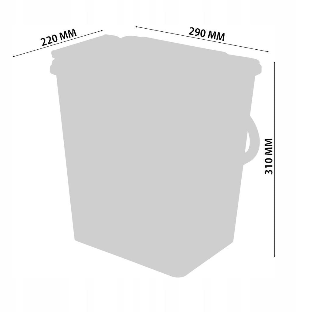 Poubelle de cuisine encastrable à fermeture silencieuse / Organiseur - 60cm Cabinet Furnica 