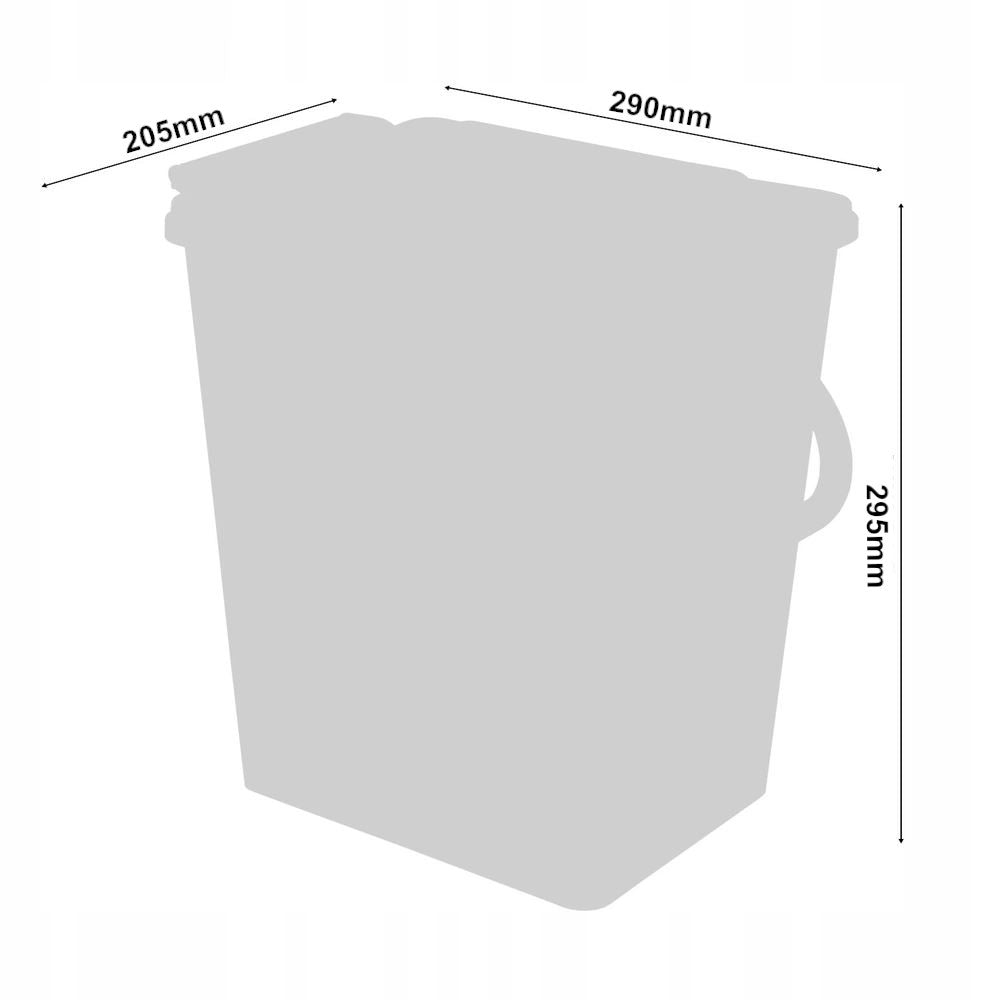 Poubelle de cuisine encastrable à fermeture silencieuse / Organiseur 2 x 10L - 40cm Cabinet