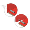 Push to Open latch - Charnières sans ressort - avec embout magnétique Zinc/Gris