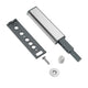 Loqueteau Push to Open - Charnières sans ressort - avec embout magnétique Zinc/Gris – Furnica