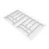 Range-couverts pour tiroir, largeur du meuble: 900 mm, profondeur: 490 mm - Blanc